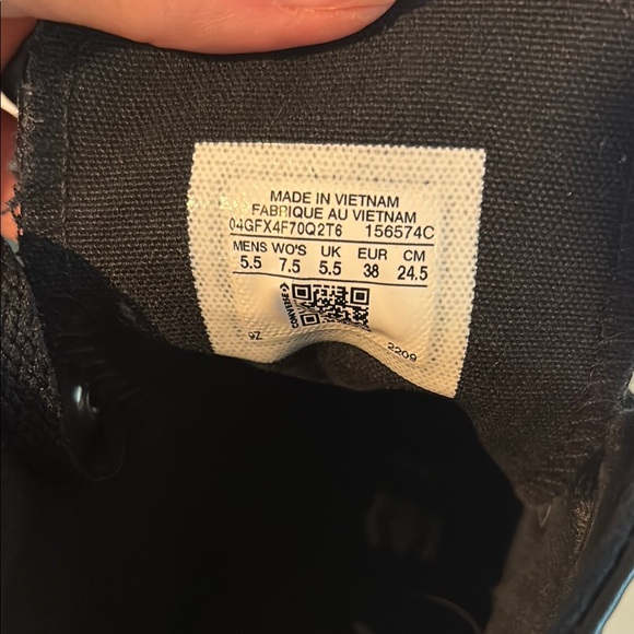 Converse Black Leather High Top Sneakers - Picture 6 of 6